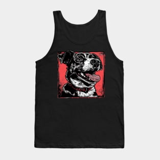 Retro Art Australian Cattle Dog Lover Tank Top